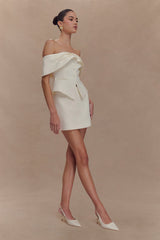Alix Suiting Mini Skort - Ivory