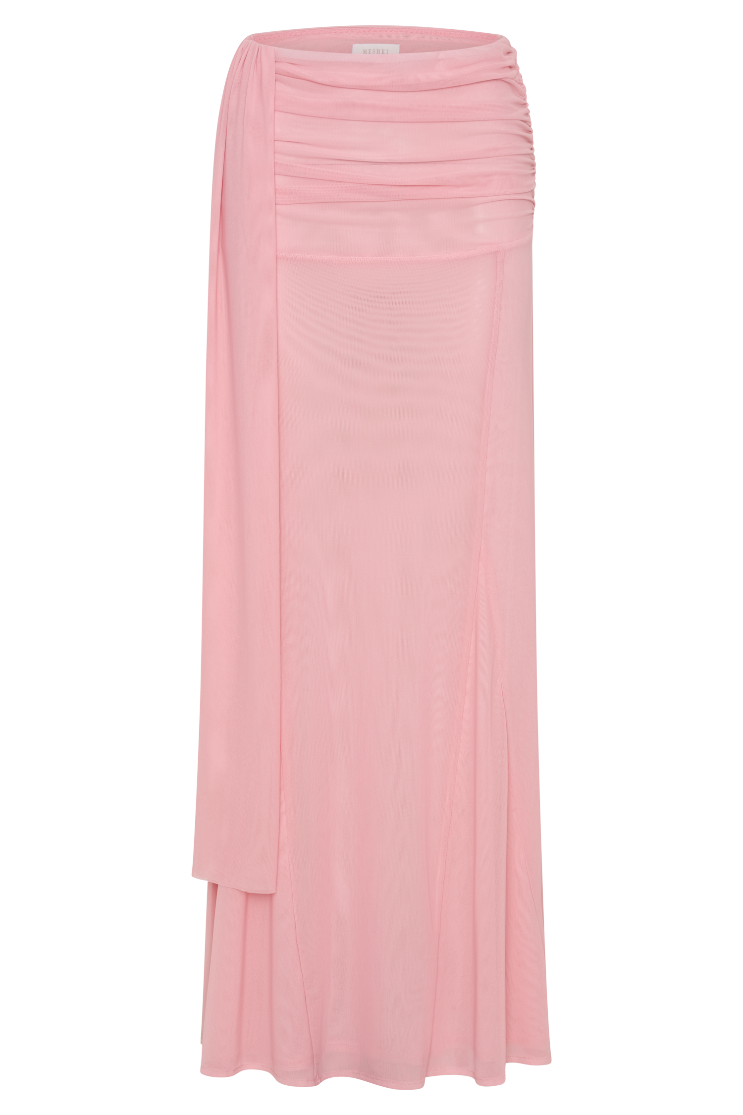 Arna Mesh Maxi Skirt - Candy Pink