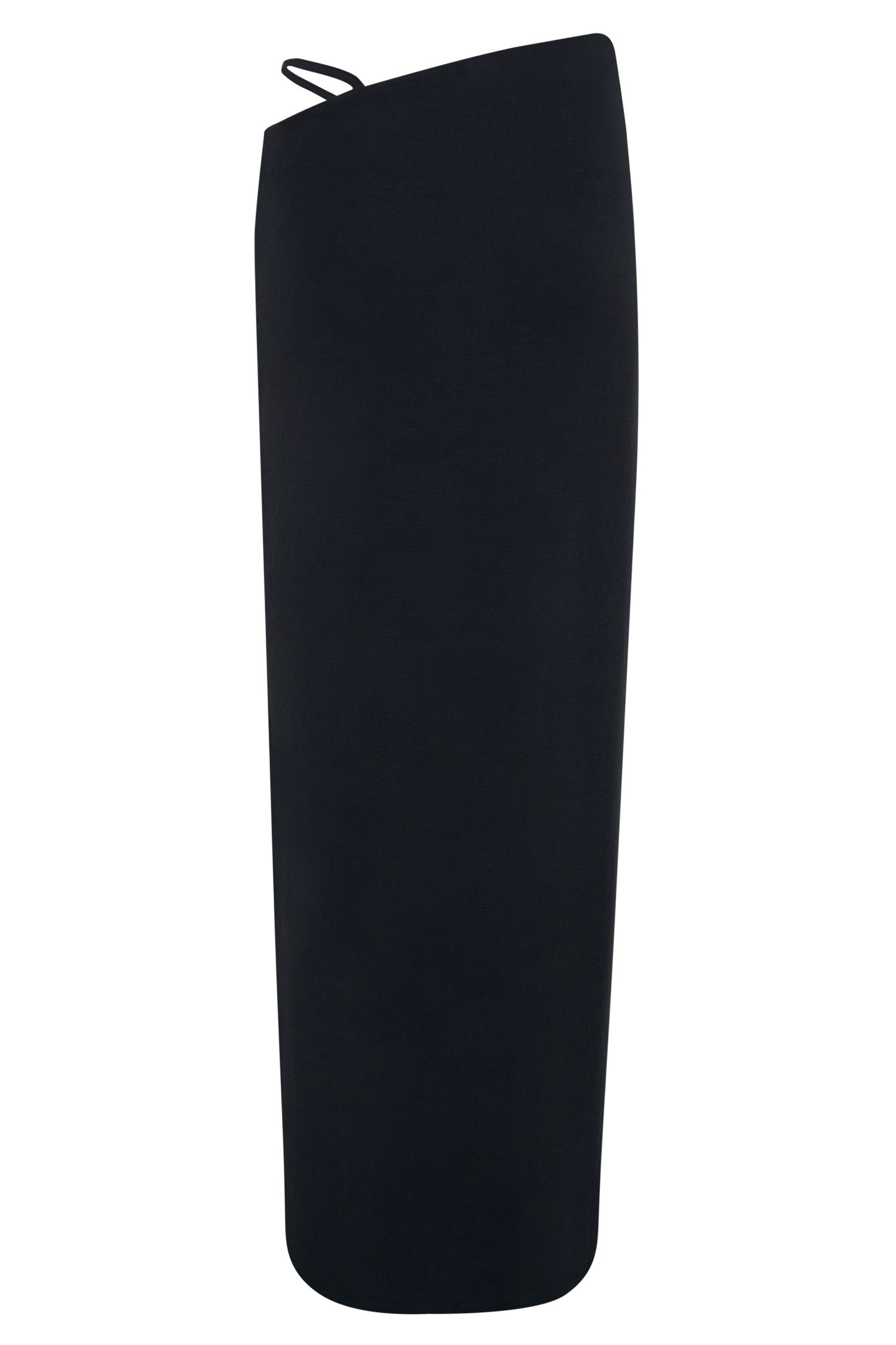 Natalia Modal Buckle Maxi Skirt - Black