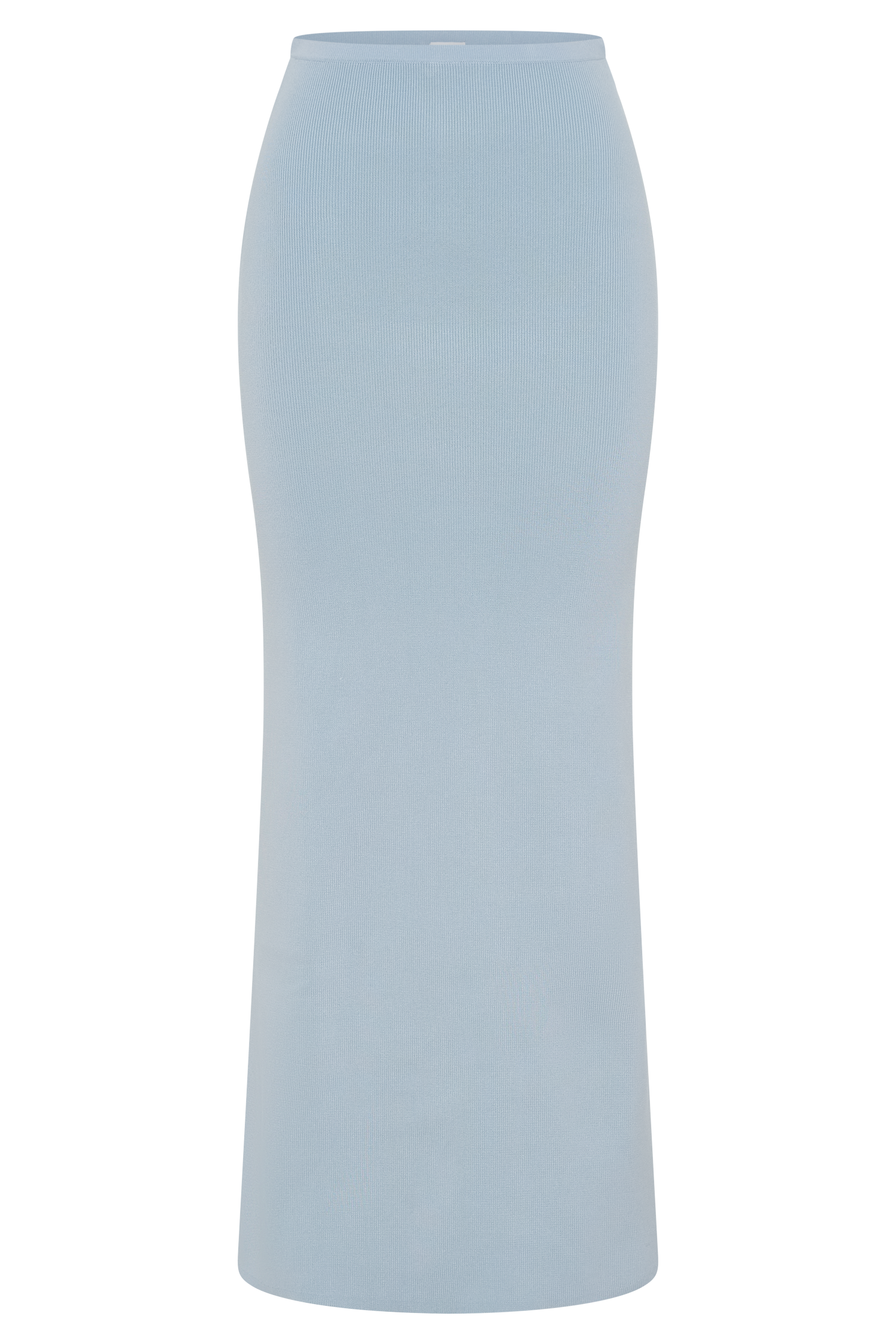 Maxine Knit Maxi Skirt - Light Blue