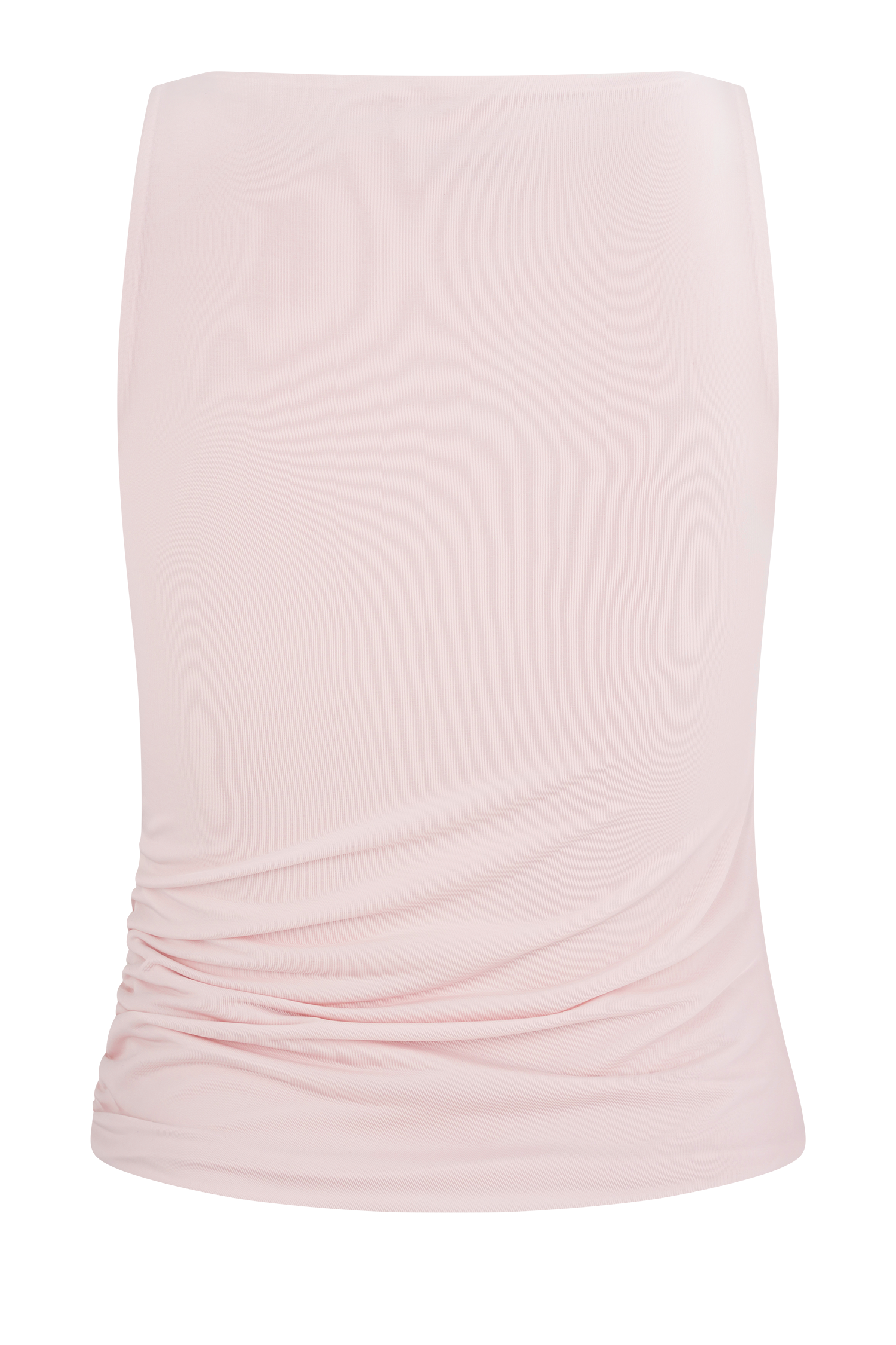 Alicent Slinky Beaded Top - Pale Pink